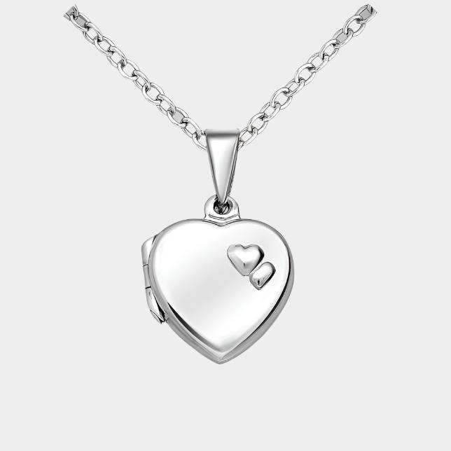 Tiny heart shaped locket - Clara