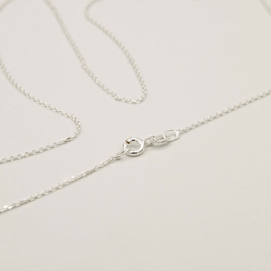 sterling silver chain for locket with clasp
